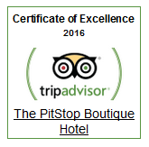 ThePitstop Hotel Certificate of Excellence 2016 Stansted Airport Hotel